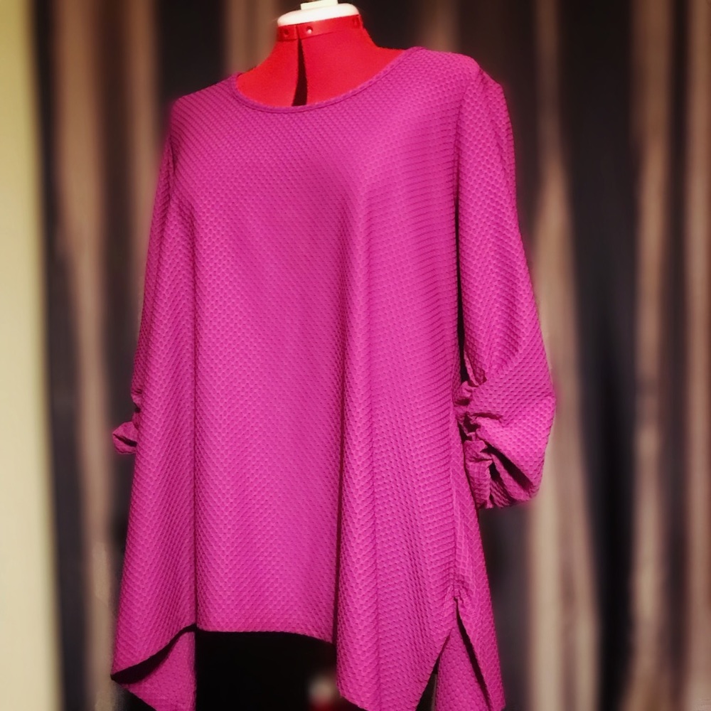 Cute Size 1X NY Collection High-Low Tunic